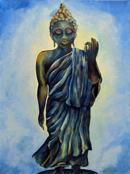 Blue Healing Buddha