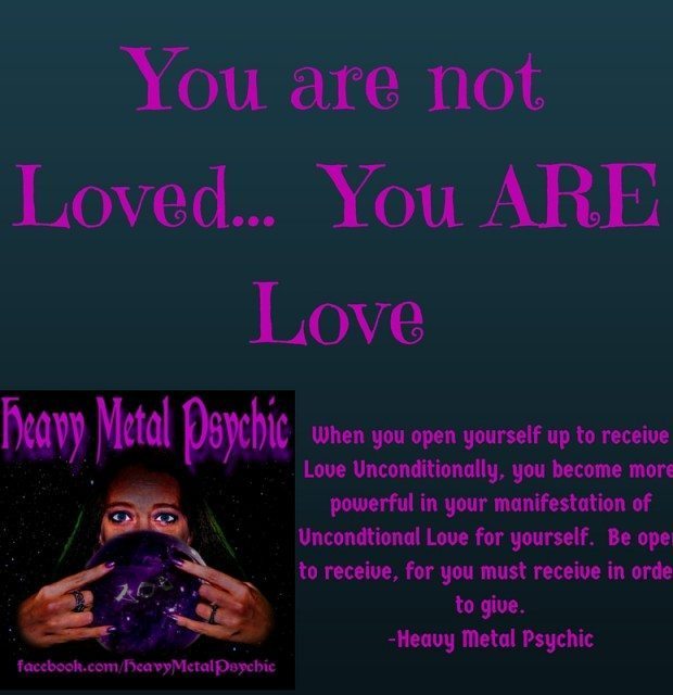 You are not Loved